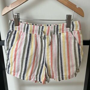 Old Navy Kids Striped Shorts - Pink, Yellow, Gray
